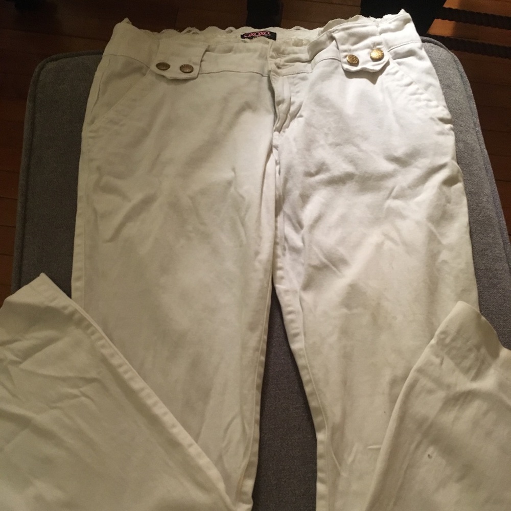 White slacks size 9/10